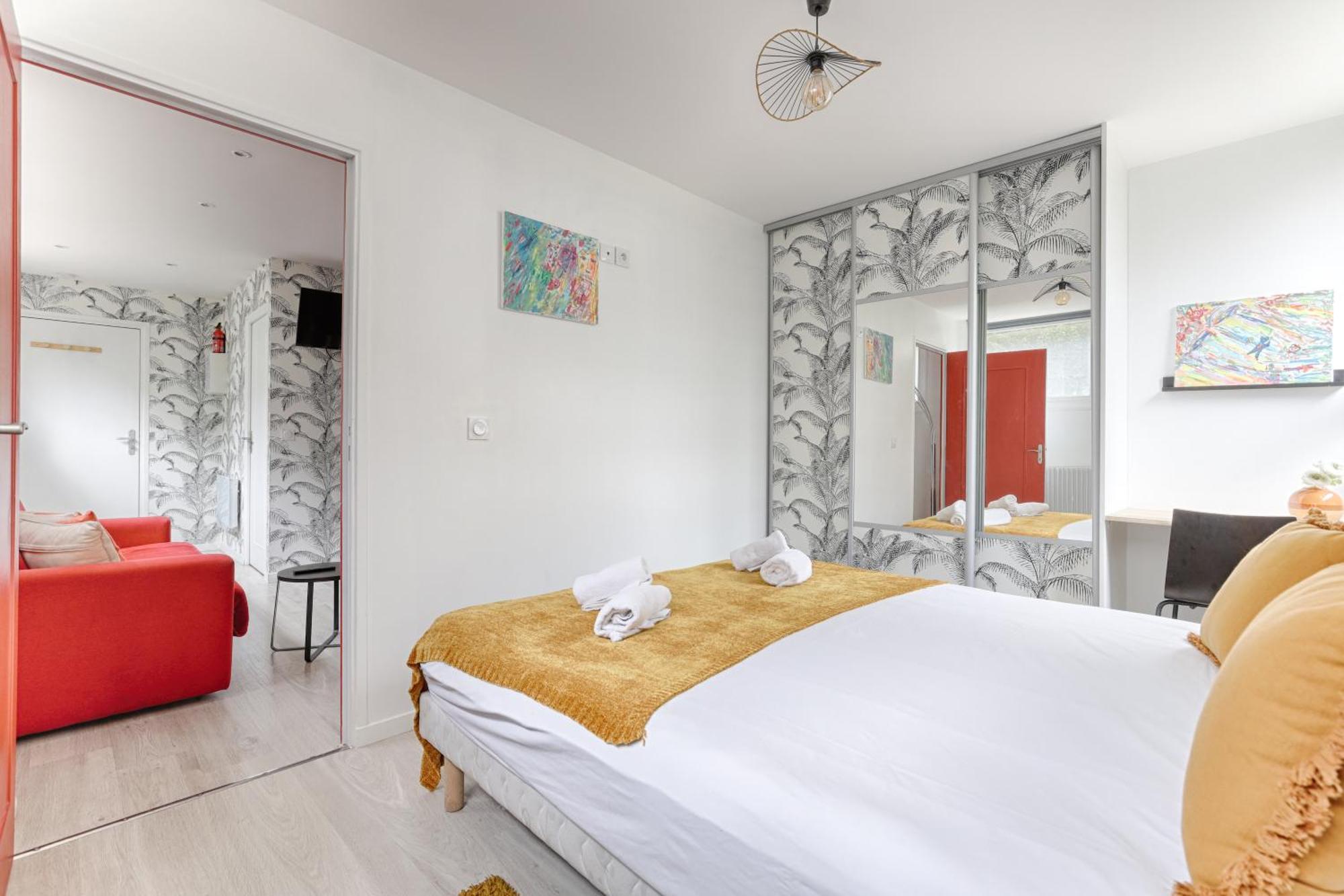 Saint Fargeau Gambetta I Lovely 4p 1br Appartement *