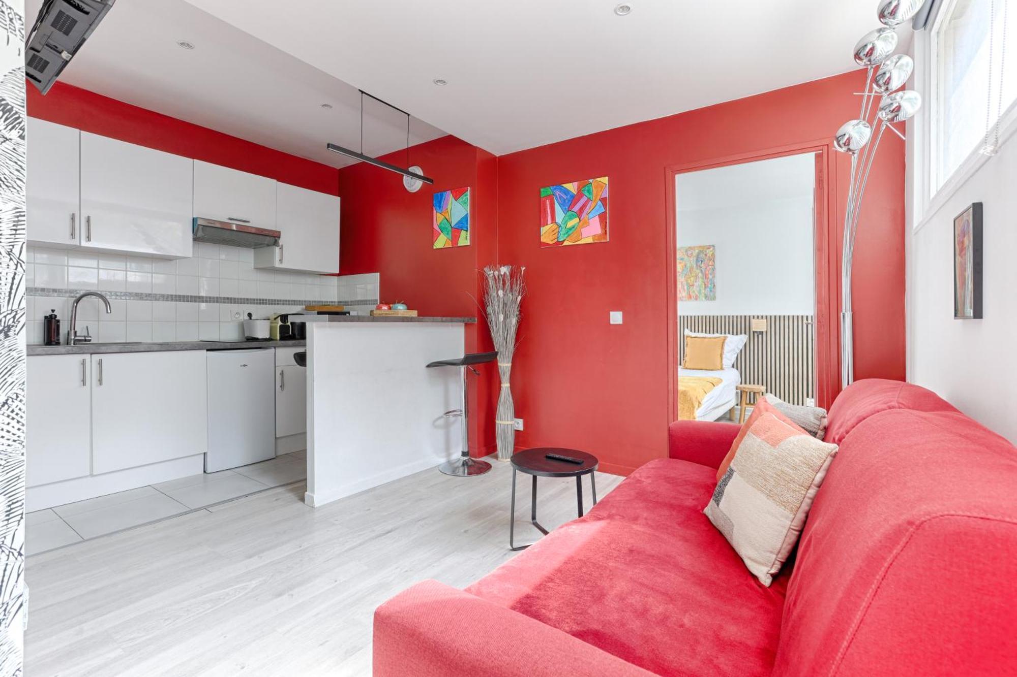 Saint Fargeau Gambetta I Lovely 4p 1br Appartement *